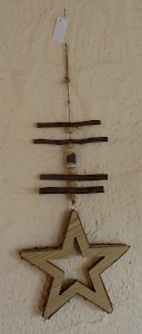 Dekor-Holzstern
