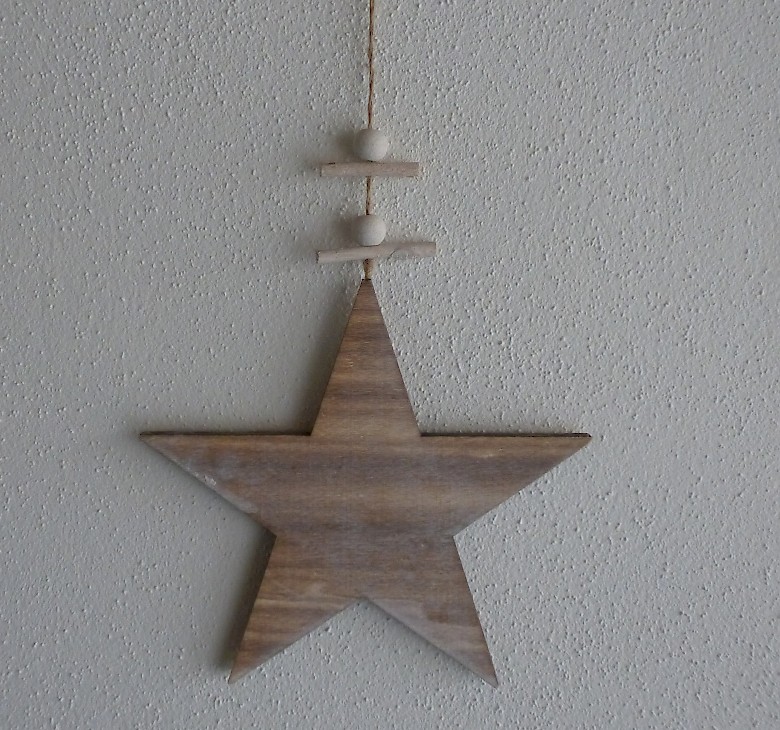 Deko-Holzstern
