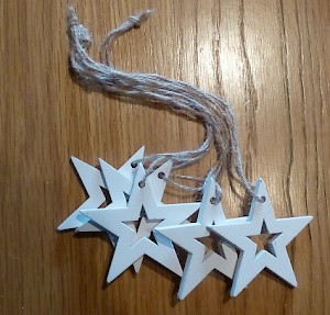 Deko-Holzsterne